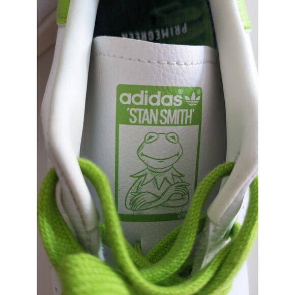 Men's Adidas Stan Smith Disney Miss Piggy and Kermit Sneakers US Sz 9 Art GZ5996 - Picture 5 of 12